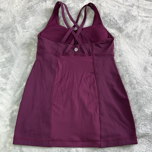 Lululemon Energy Tank Plum Size 4 - Picture 5 of 10